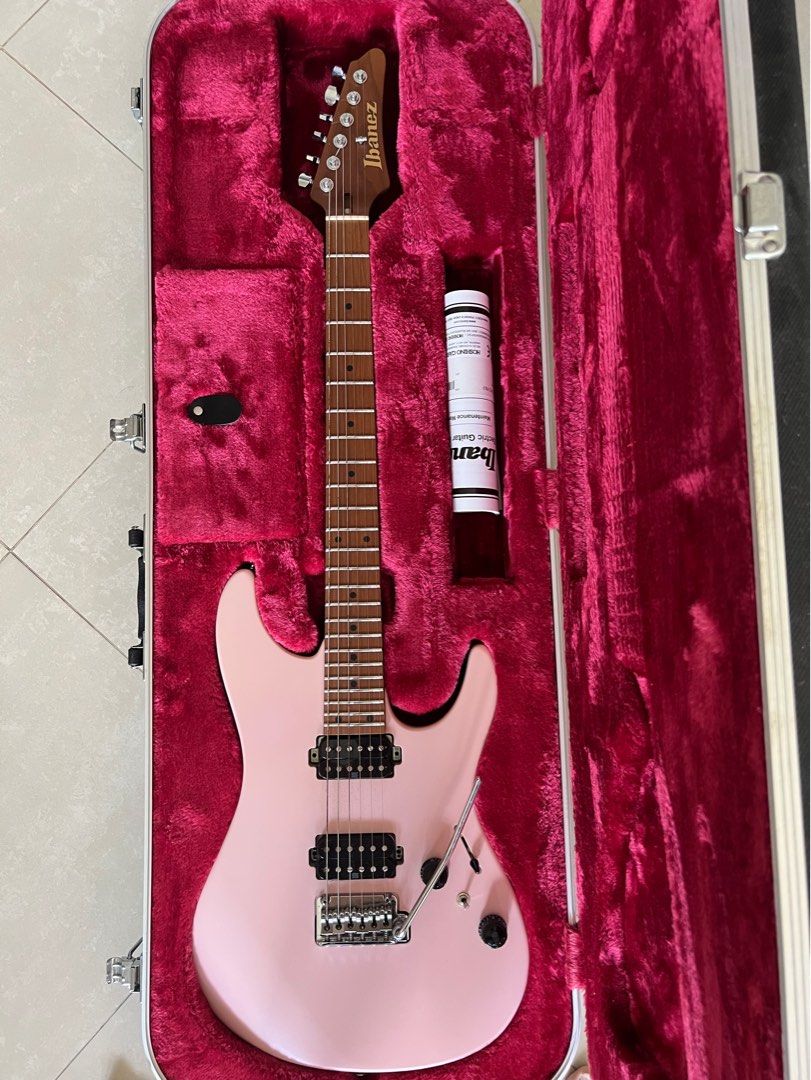 Ibanez Prestige AZ2402 PKF Shell Pink Electric guitar OG TIM HENSON SIGNATURE
