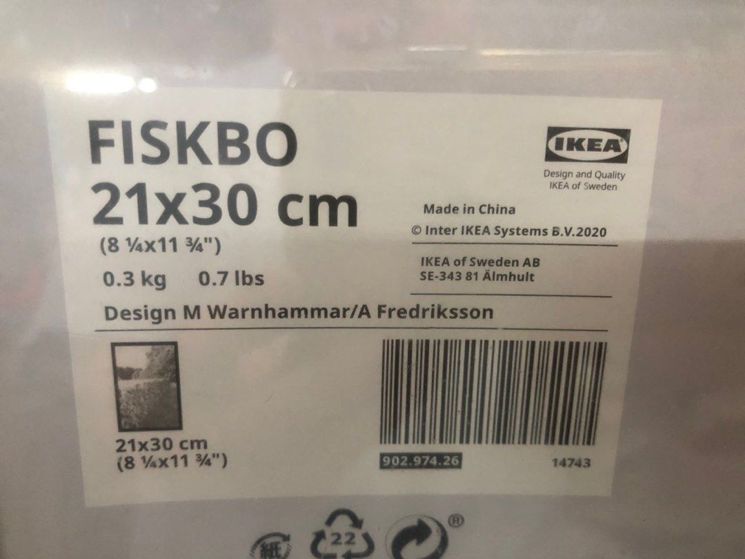 IKEA Photo Frame A4 size, Furniture & Home Living, Home Decor, Frames