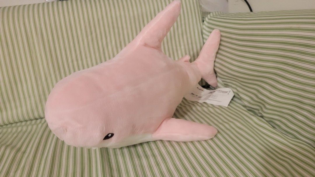 Pink ikea shark cheap