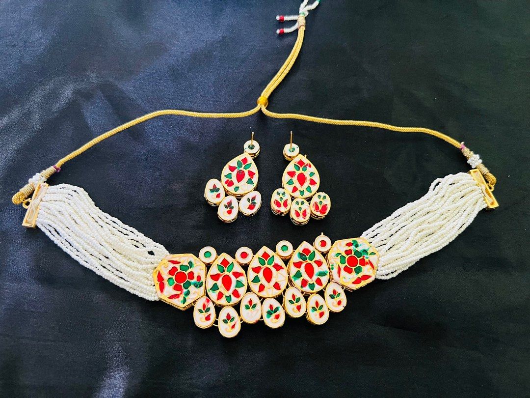 Price Reduced Indian Pakistani Jewellery Beautiful Kundan Choker
