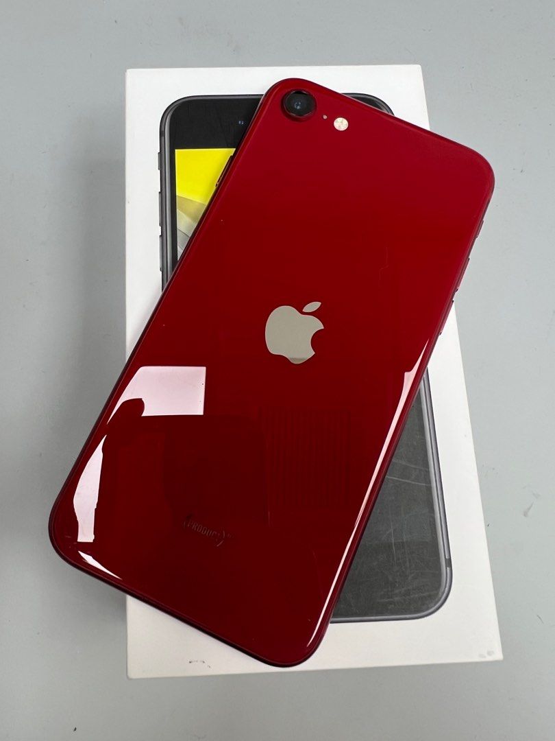 iPhone SE 3 128 紅極新 保固至2024/02