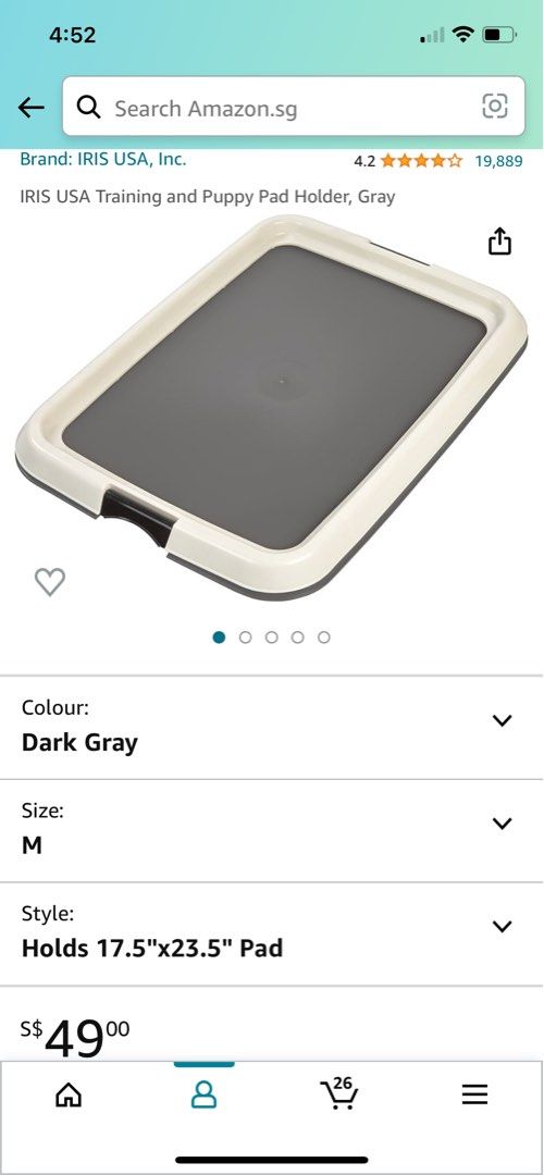 Iris pee deals pad holder