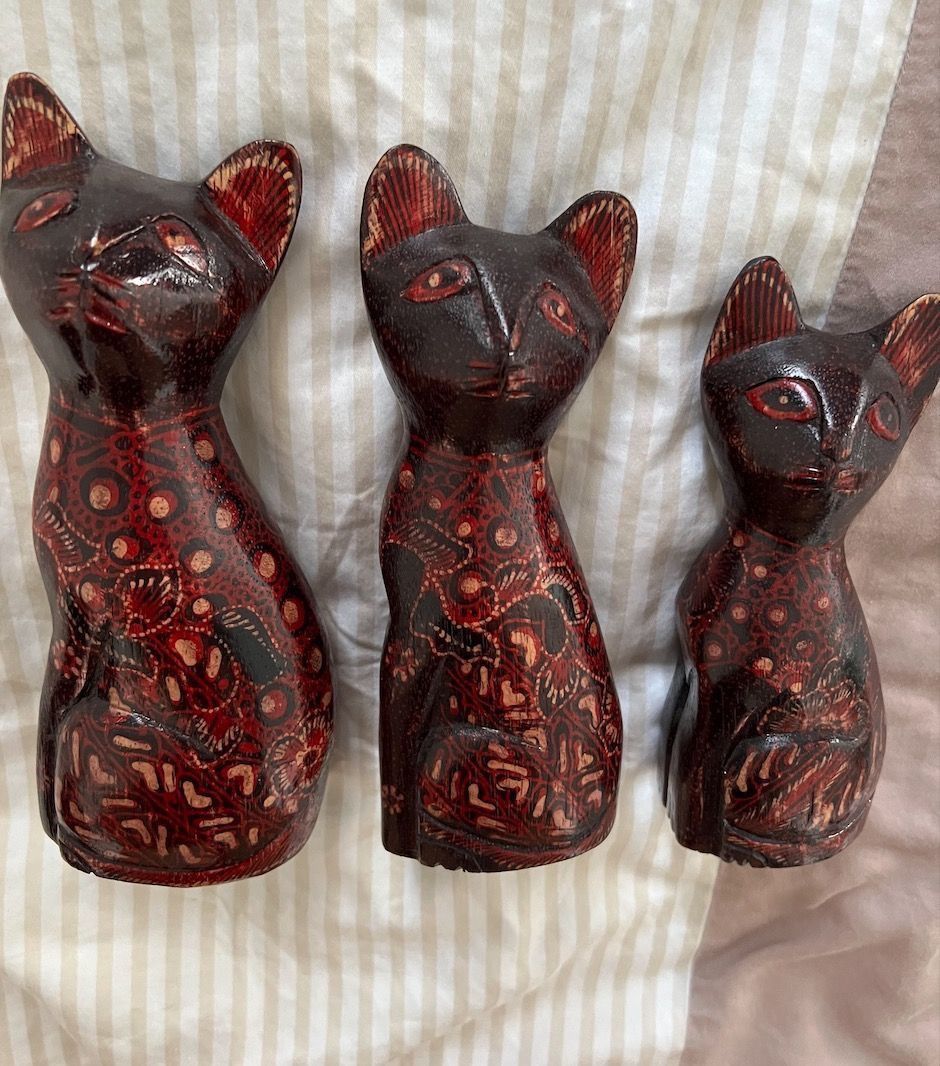 ITALIAN CAT SCULPTURES, Furniture & Home Living, Home Decor, Other