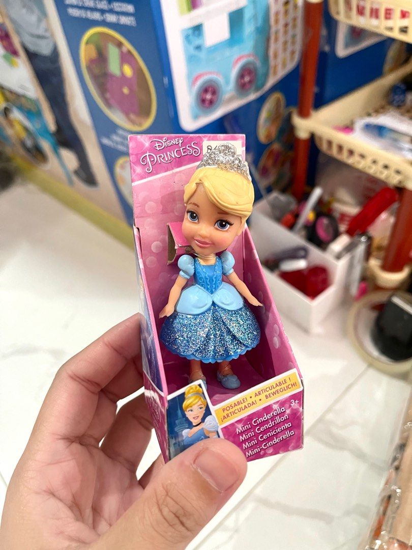 Jakks Disney princess mini cinderella snow white jasmine, Bayi