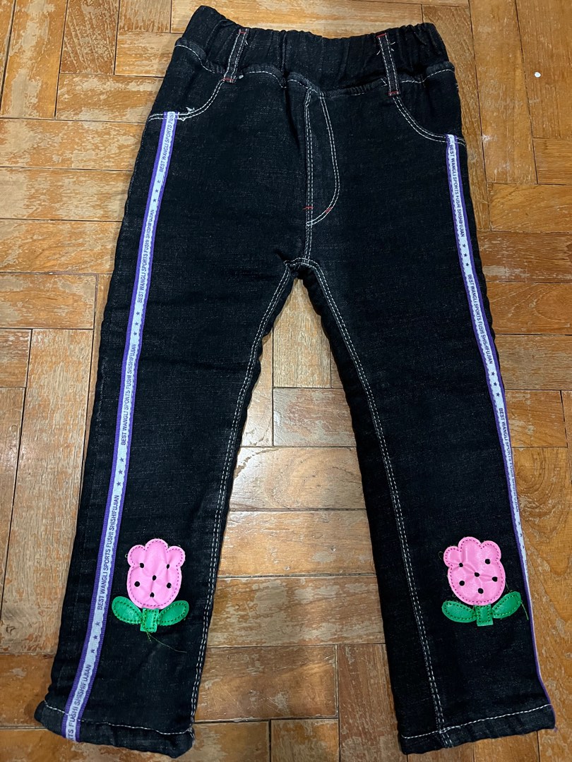 Girls new arrivals fleece jeans