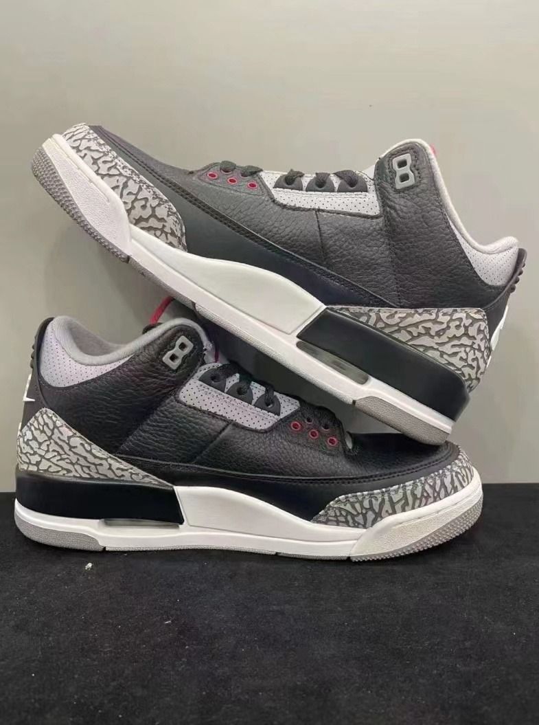 Jordan 3 black deals cement size 9