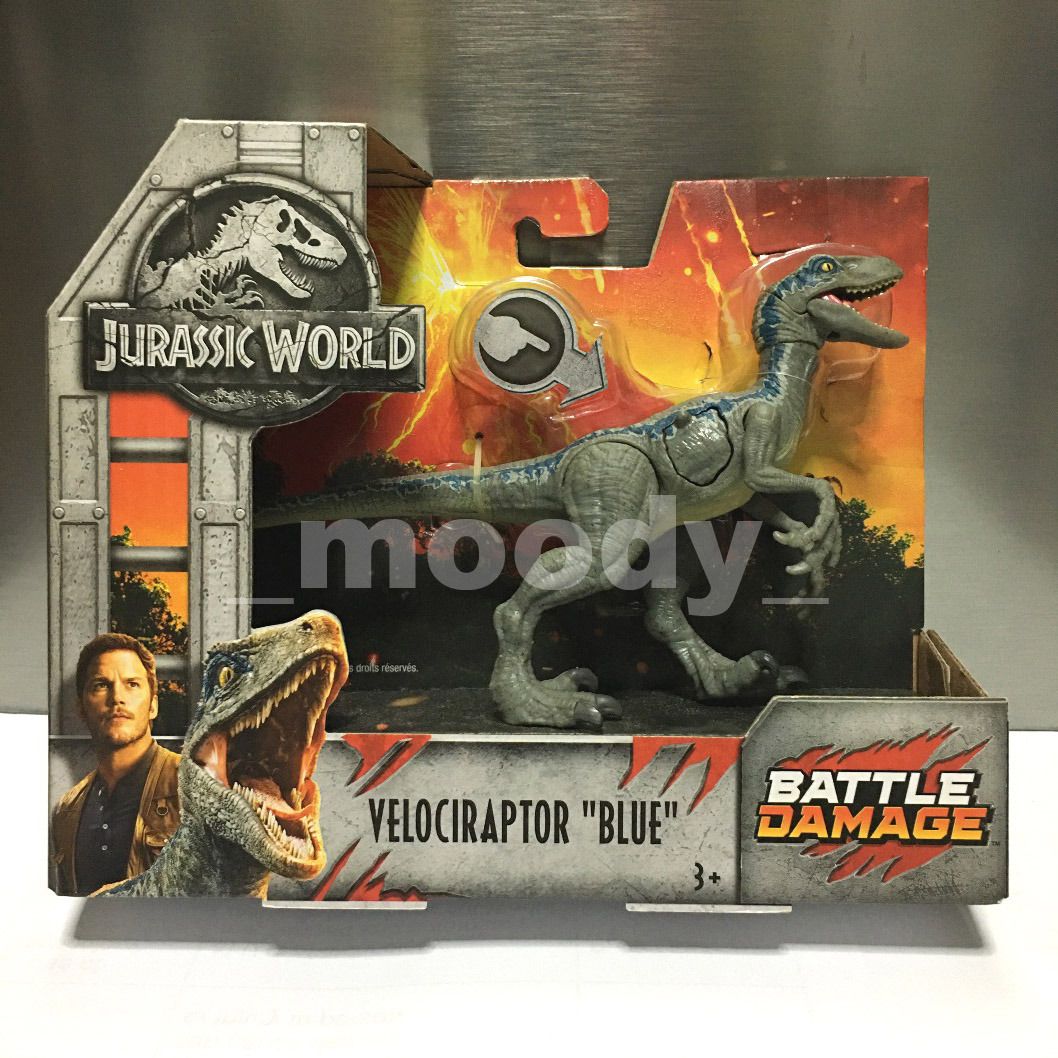Jurassic world battle damage blue 2025