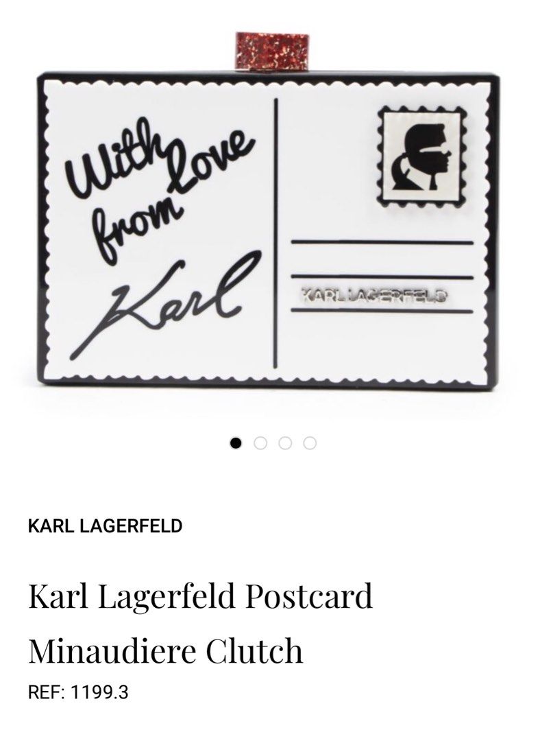 Clutches Karl Lagerfeld - Postcard clutch - 96KW3097322