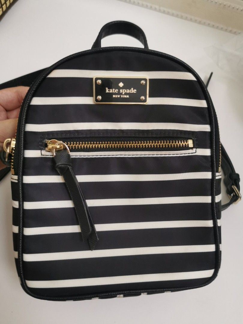 Kate Spade Mini Backpack Wilson Road French Stripe Mini Bradley