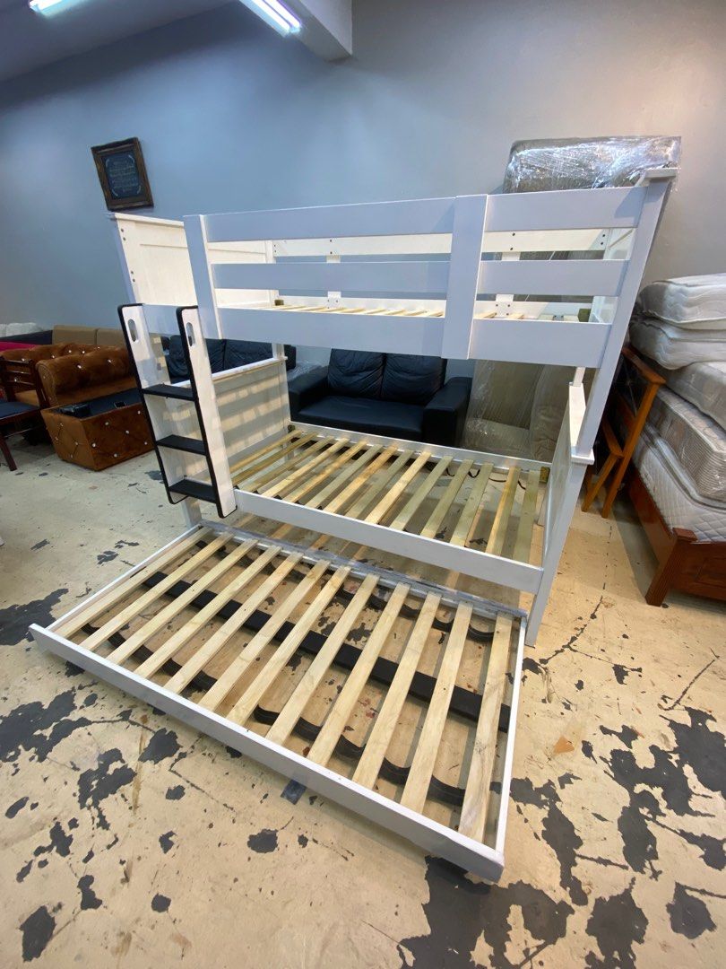 Katil double top decker pull out