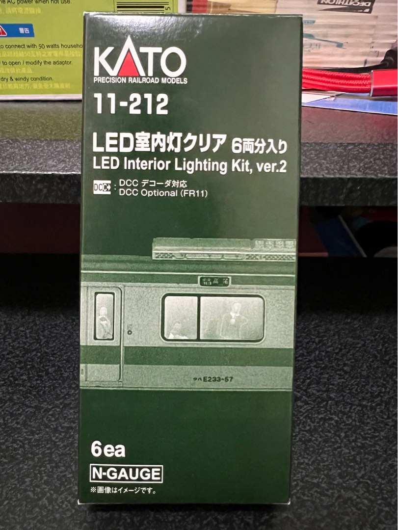 KATO 11-212 車輛用配件LED室內燈(白色) (6入), 興趣及遊戲, 玩具