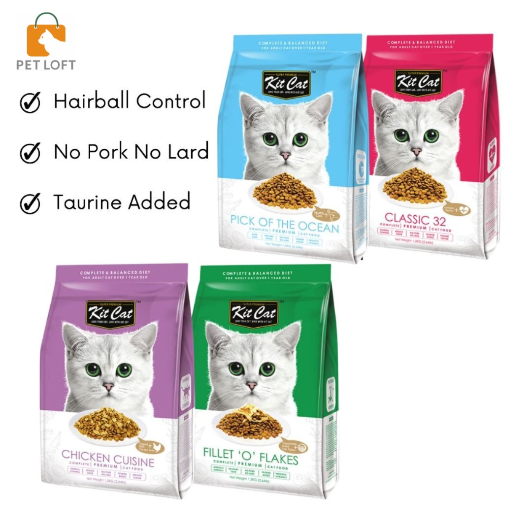 Kit Cat Premium Cat Dry Food 1.2kg Grain Free Premium Cat All Age Dry
