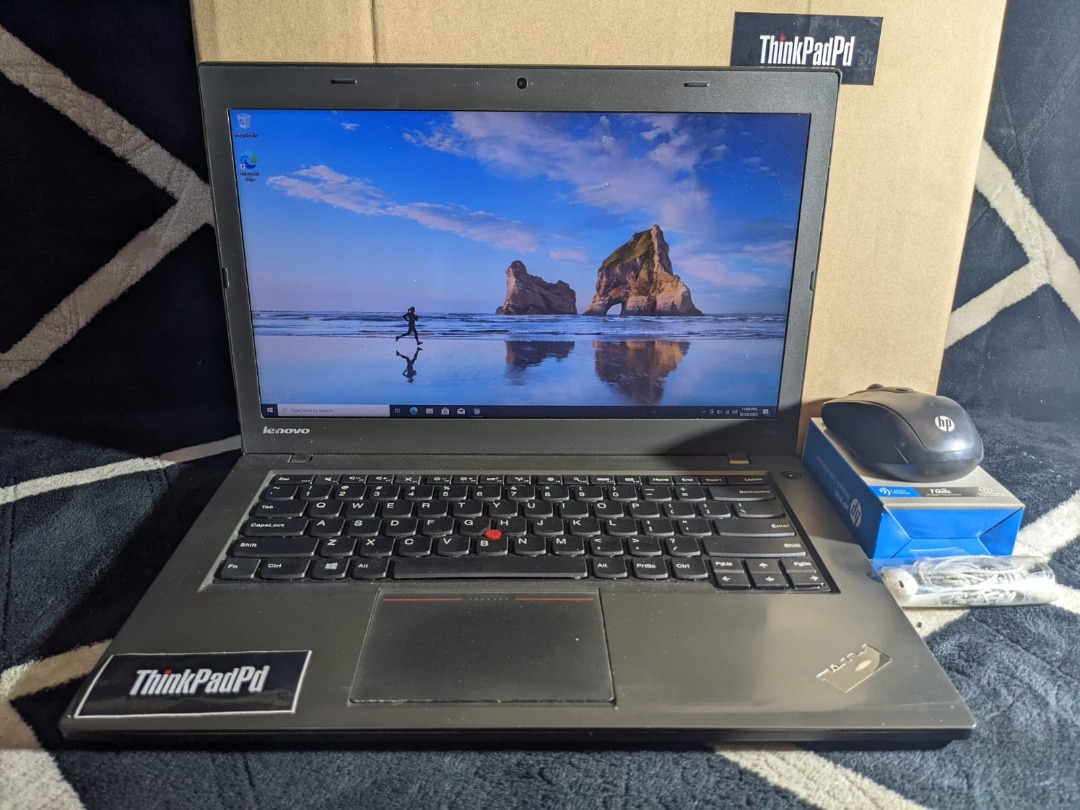 Laptop gaming lenovo Thinkpad T440 Core i5 4300u slim ssd, Elektronik