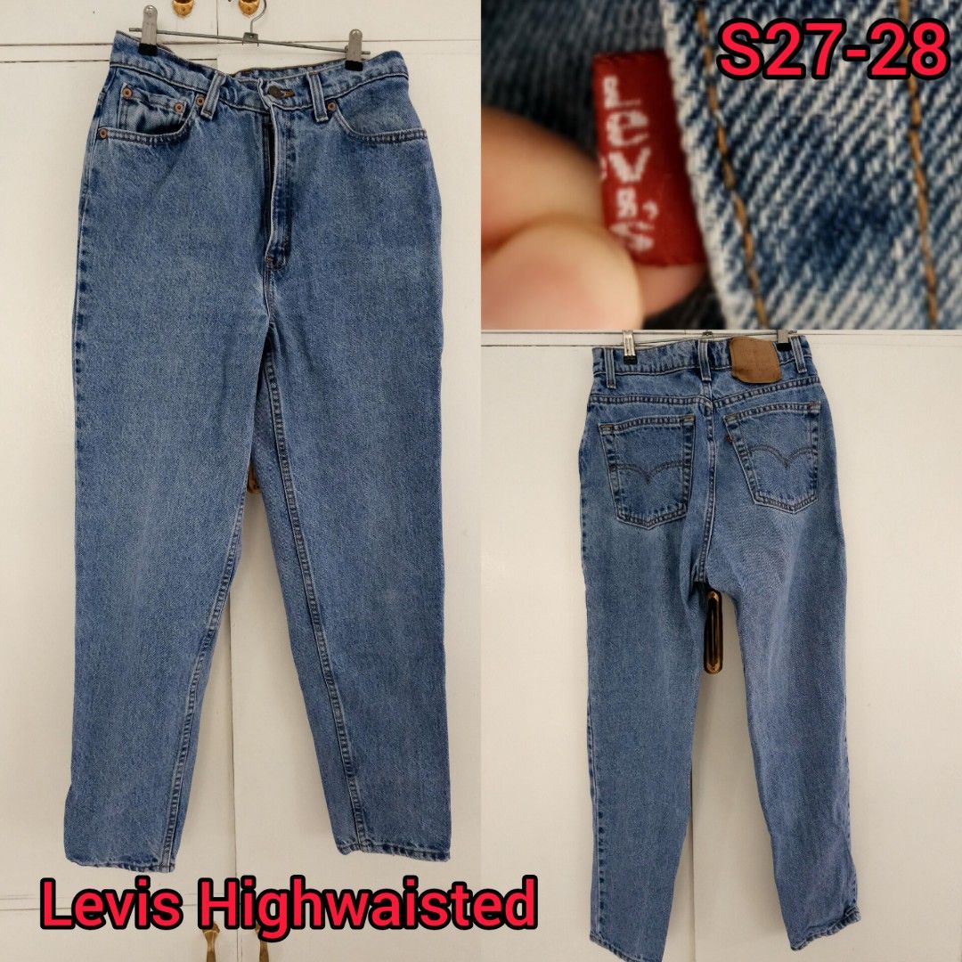 Levis 521 Highwaisted Vintage Mom Jeans
