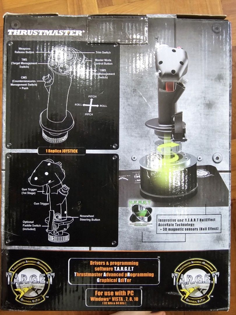 Thrustmaster Target (LIKE NEW) Thrustmaster Warthog HOTAS Set, Video Gaming, Gaming ...
