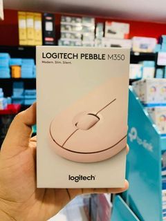 Logitech M350 Wireless Mouse Pebble Rose With Bluetooth