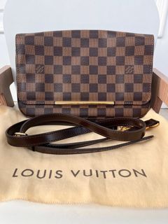 Louis Vuitton (LV) Sling Bag Damier Ebene Hoxton PM Crossbody Shoulder Bag 🤎