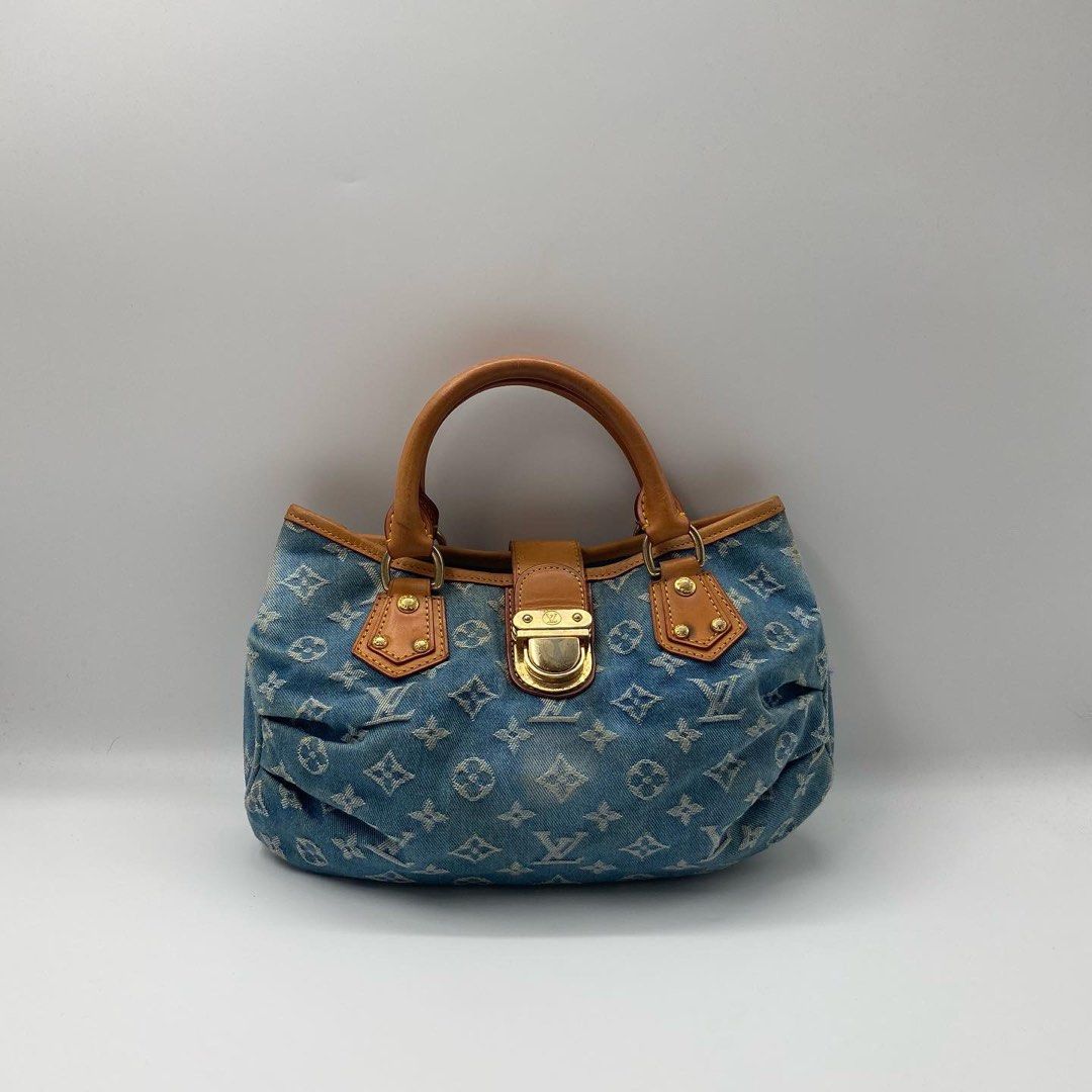 Louis Vuitton Mini Pleaty Blue Shoulder Handbag, Luxury, Bags & Wallets on  Carousell