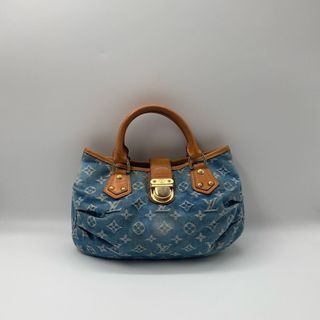 Louis Vuitton - Authenticated Sunburst Handbag - Denim - Jeans Blue For Woman, Very Good condition