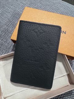 Louis Vuitton LV Card holder eclipse Grey Leather ref.242784