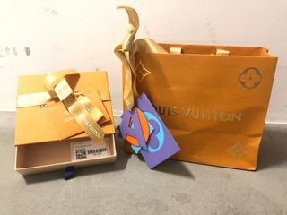 Louis Vuitton Box (Gold wording), Luxury, Accessories on Carousell