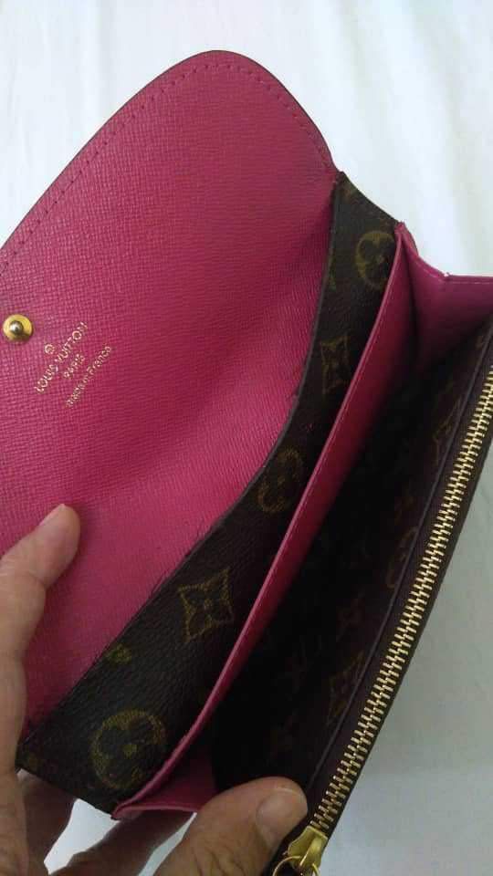 LOUIS VUITTON Caissa Damier Ebene Wallet Rose Ballerine - Hot Deals