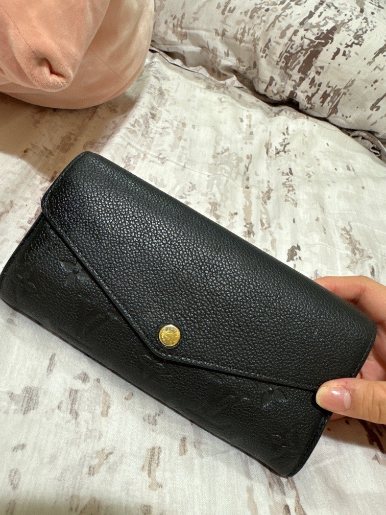 LV Used Sarah Long Wallet, Luxury, Bags & Wallets on Carousell