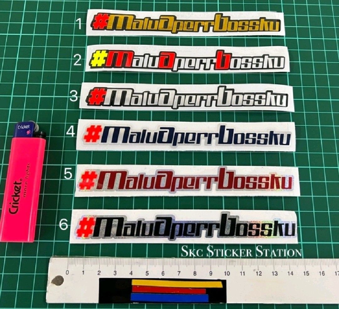 Malaysian stickers, Motorcycles, Motorcycle Accessories on Carousell