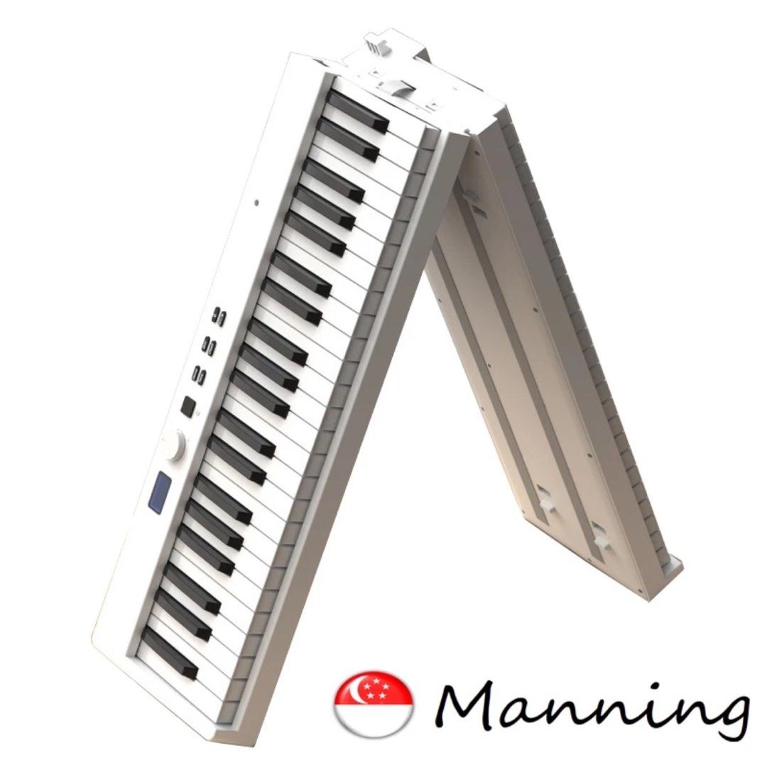manning 88 keys foldable digital piano package, Hobbies & Toys, Music