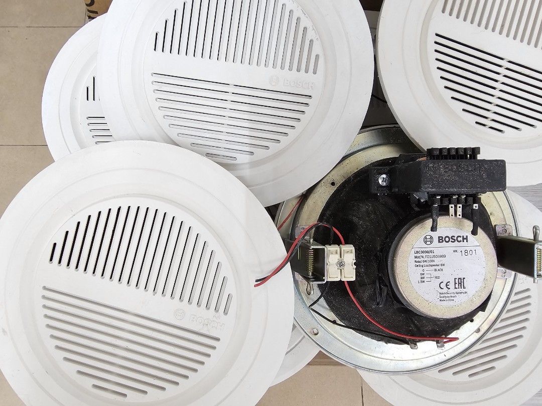 Bosch ceiling shop speakers amplifier
