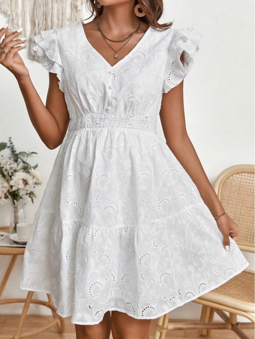 Eyelet maternity dress discount