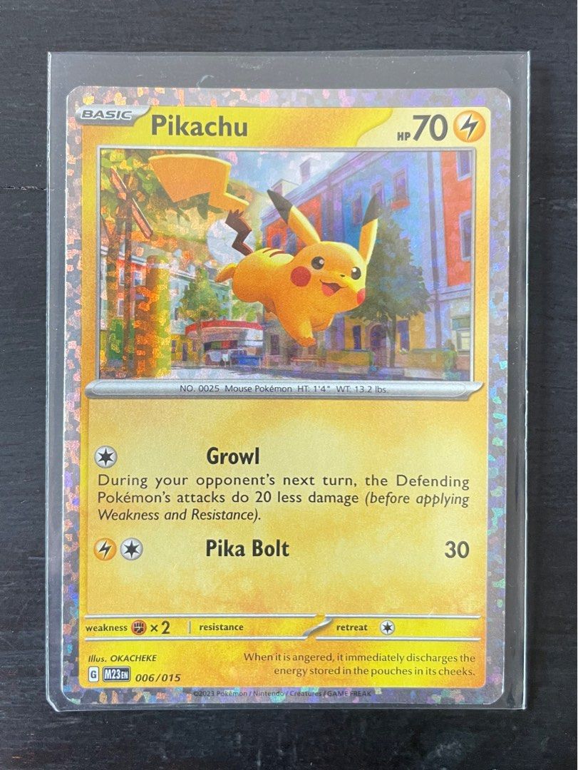 McDonald's Pokmon Match Battle 2023 TCG Pikachu holo, Hobbies & Toys, Toys  & Games on Carousell