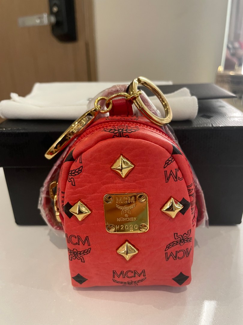 MCM Mini Backpack Keychain, Women's Fashion, Bags & Wallets, Backpacks on  Carousell