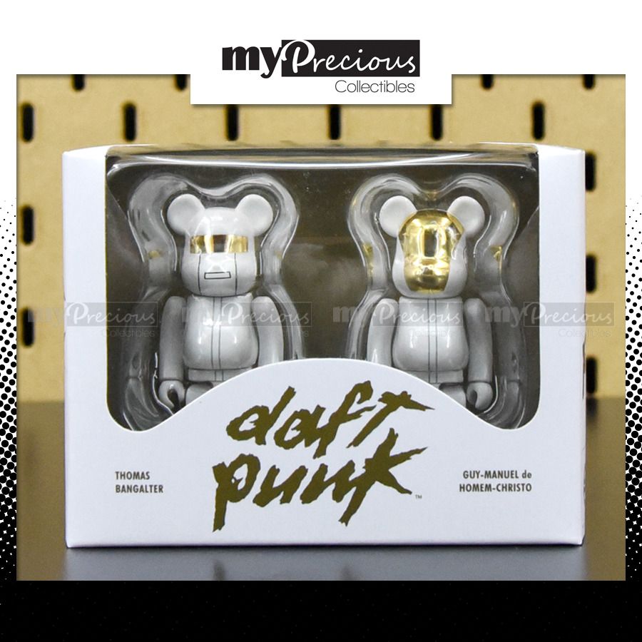 BE@RBRICK DAFT PUNK WHITE SUITS 100%