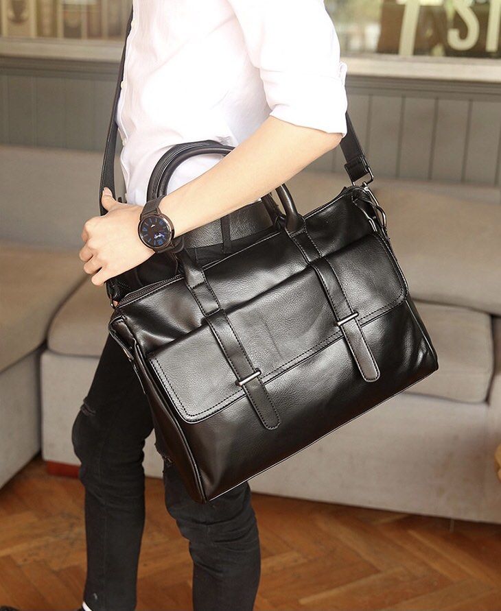 Men Bag Briefcase Sling Shoulder Laptop Bag Holiday Bag Men s