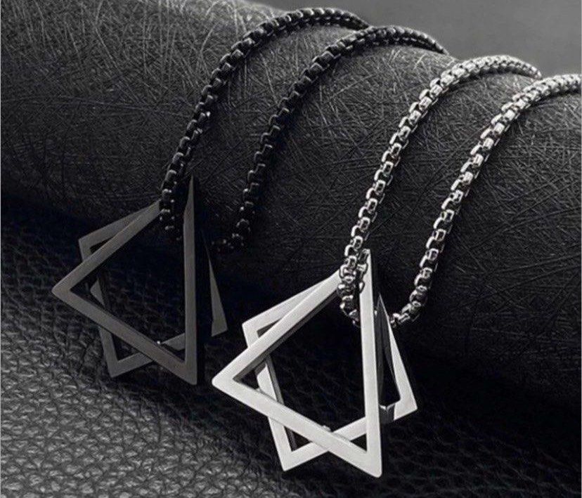 White metal 2025 chain necklace