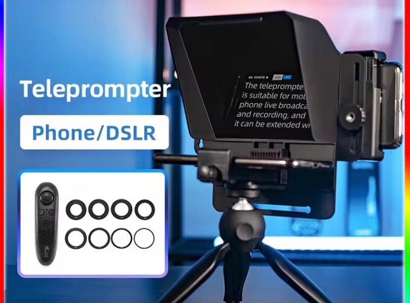 Mini Teleprompter Portable Inscriber Mobile Teleprompter Artifact Video