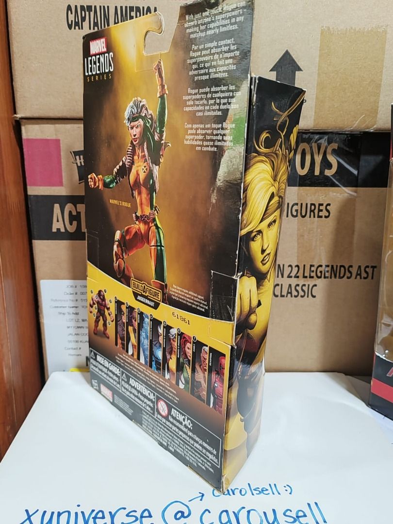 ML Marvel Legends ROGUE X-Men - rare walmart dc avengers xmen ironman ...
