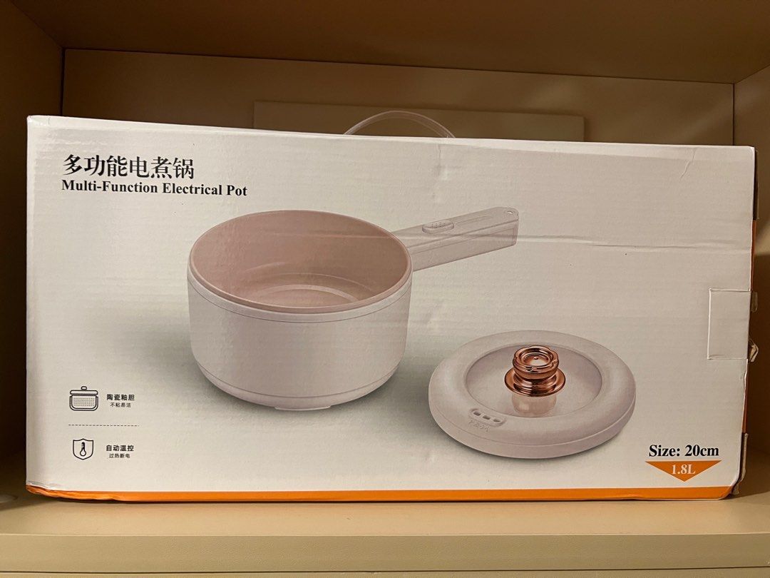 Multi function electrical pot （分類：炊具及配件）位於 Hong Kong。 由 jeans2016 提交（商品編號 1262454699，圖片 2）。簡介： Brand new, unopened. 1.8 liter, 20cm。