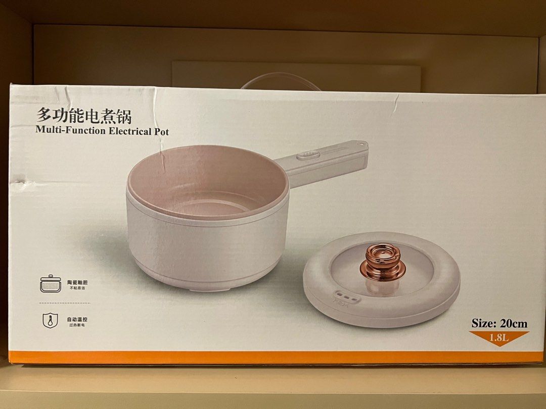 Multi function electrical pot （分類：炊具及配件）位於 Hong Kong。 由 jeans2016 提交（商品編號 1262454699，圖片 1）。簡介： Brand new, unopened. 1.8 liter, 20cm。