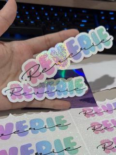 Name Sticker / Label Custom Personalised Holographic
