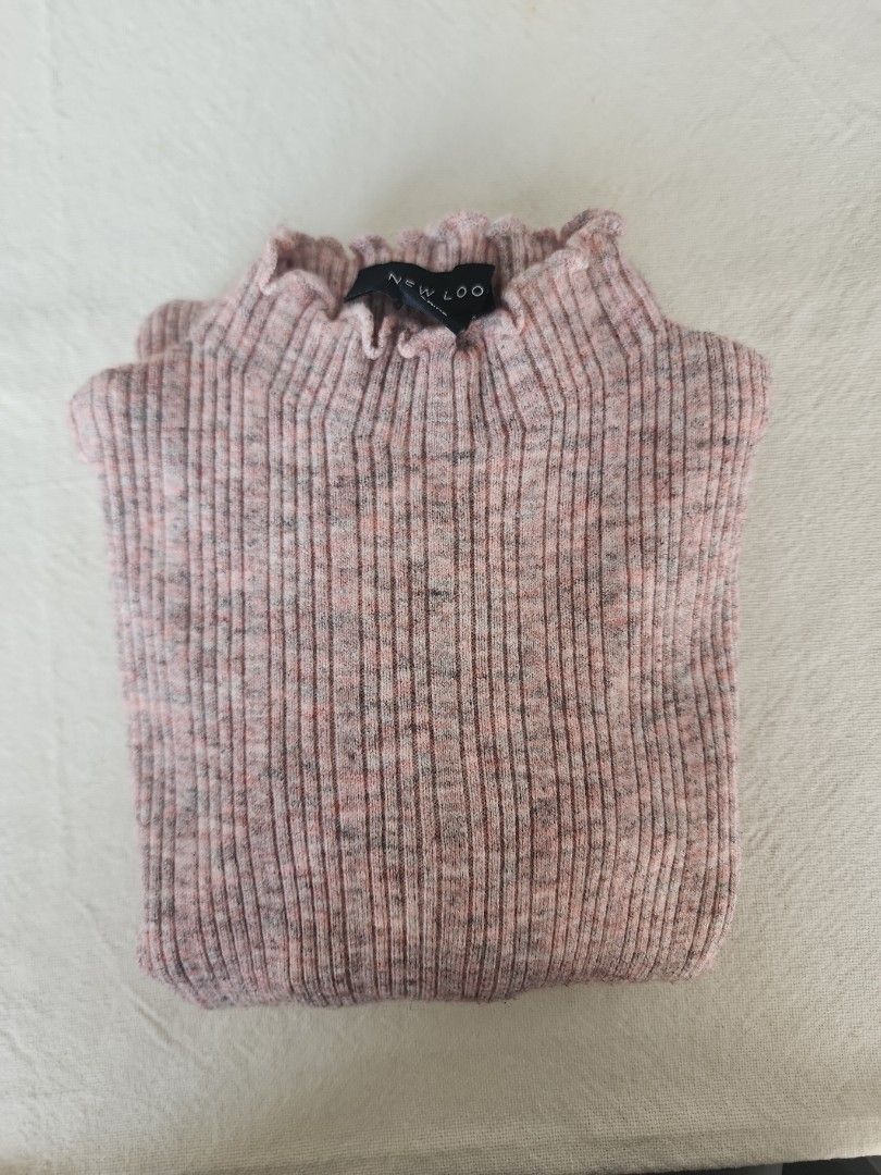 Marled turtleneck sweater on sale