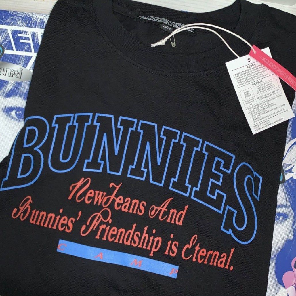 現貨?NewJeans Bunnies Camp Tee 見面會週邊?minji hanni danielle 
