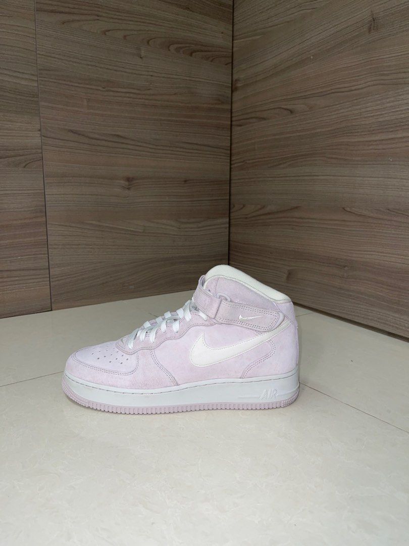 Nike air force mid pink on sale