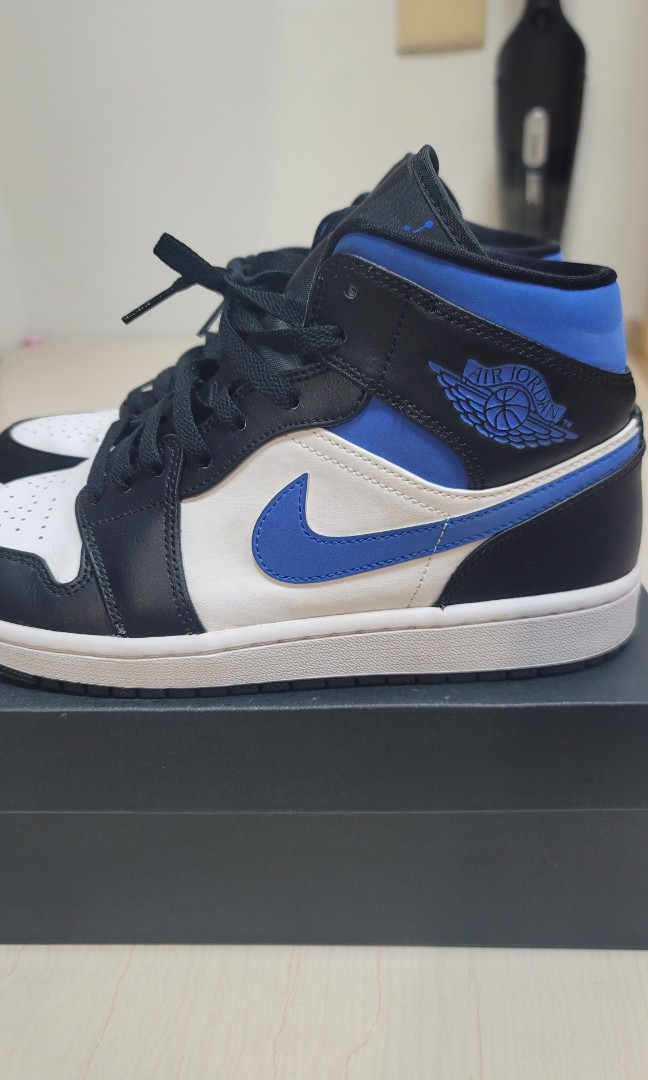 NIKE AIR JORDAN 1 MID, 他的時尚, 鞋, 運動鞋在旋轉拍賣