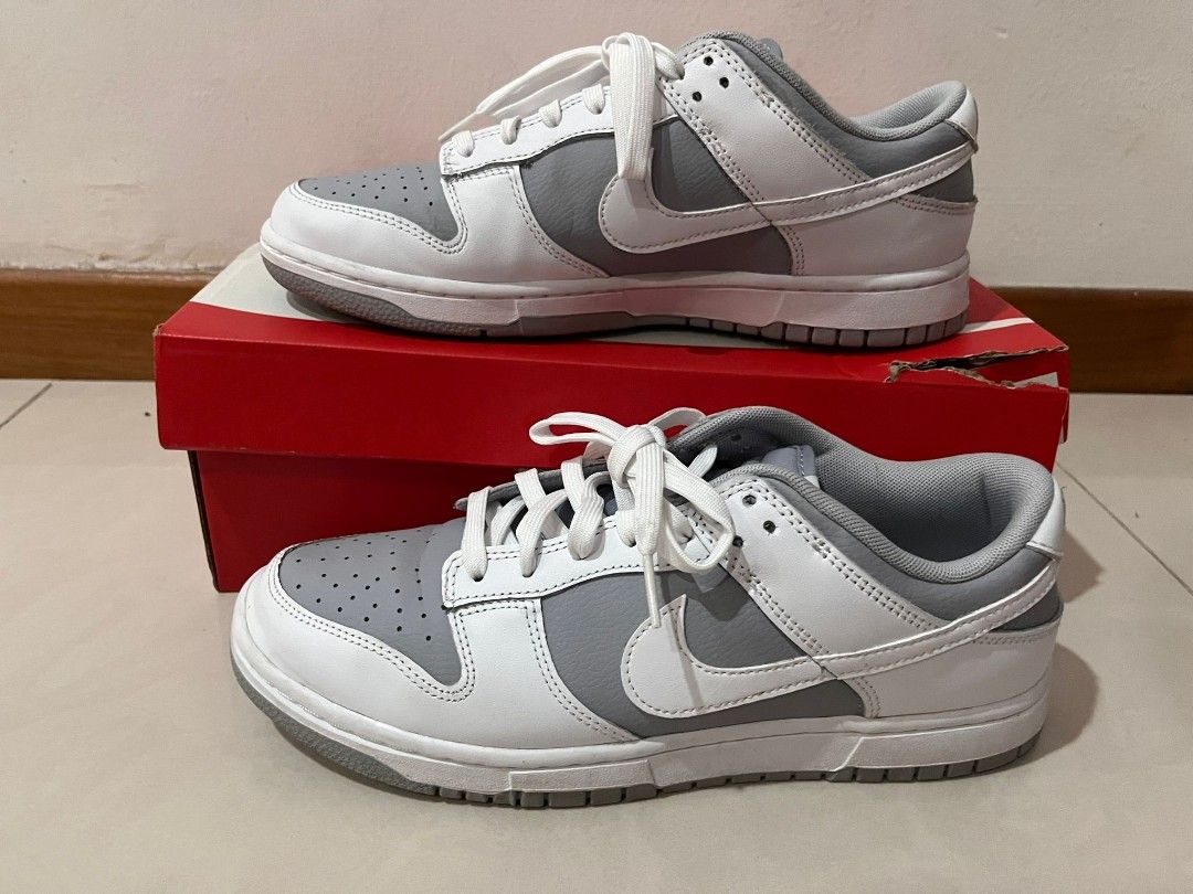 Nike Dunk Low Wolf Grey Men s Fashion Footwear Sneakers on