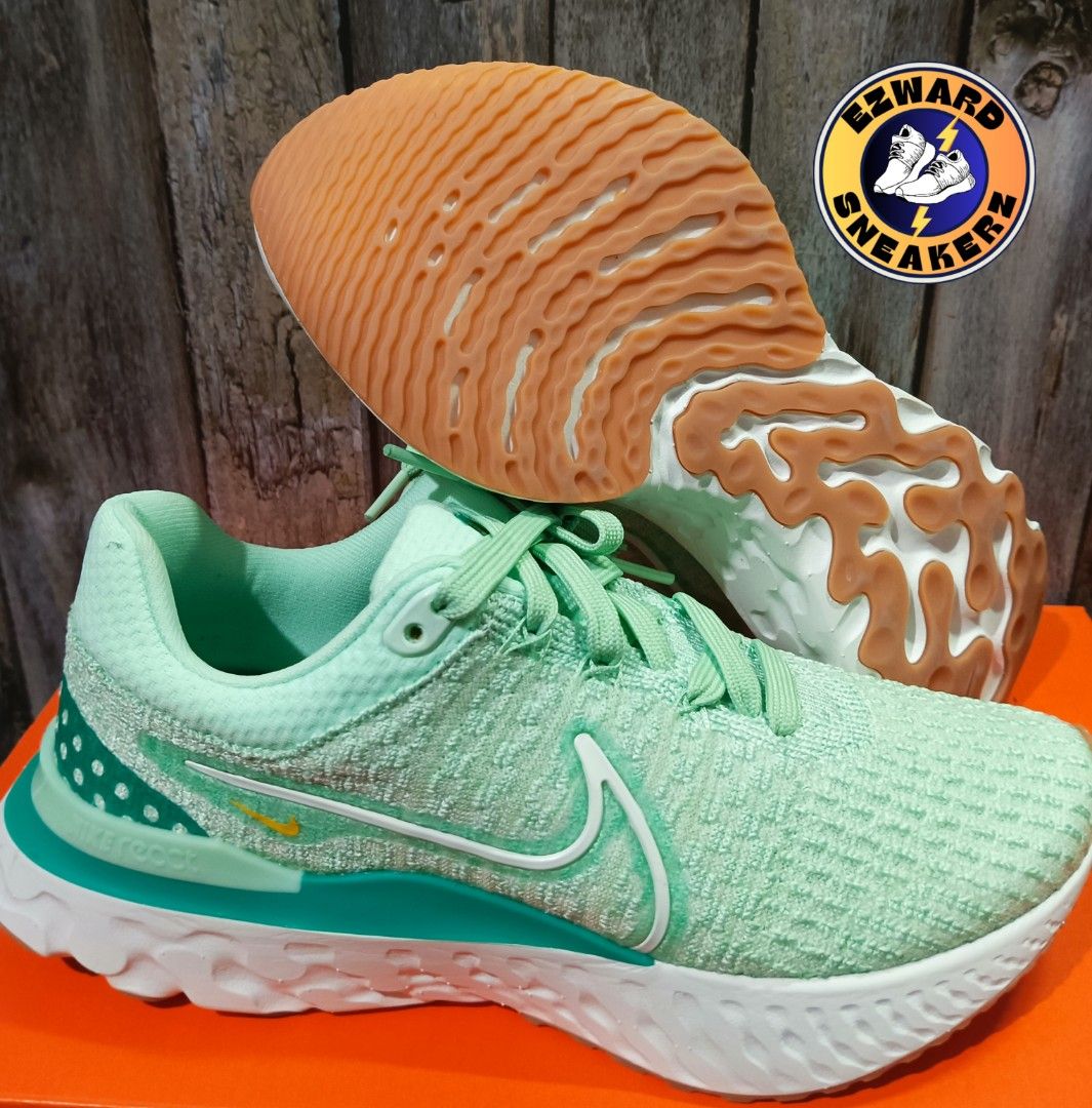 Nike free run 3 womens mint on sale green
