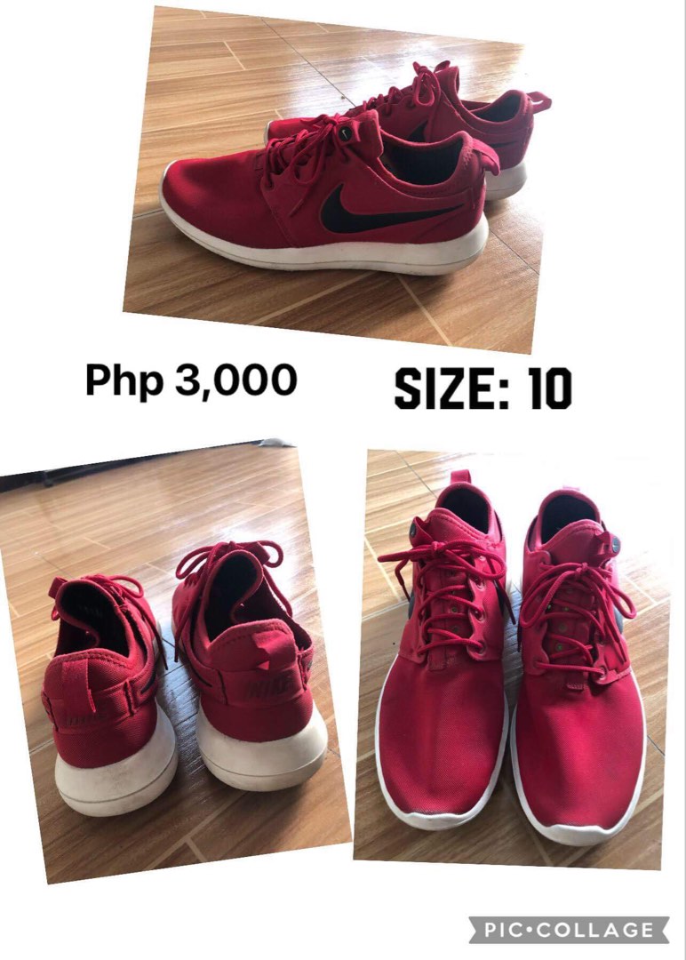 Nike Red Shoes, Men's Fashion, Footwear, Sneakers on Carousell