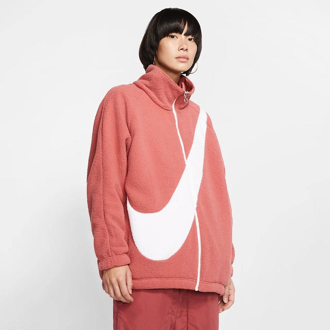 Nike sherpa jacket 2025 reversible