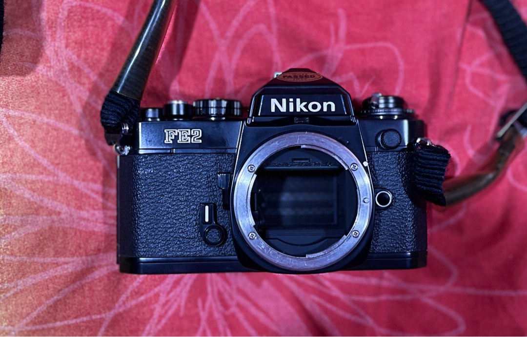 Nikon FE2 (Shutter Jammed) body only, Photography, Cameras on Carousell